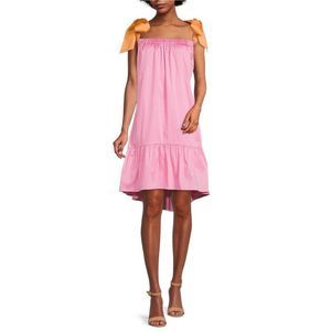 Antonio Melani Dress  Caroline Midi Sleeveless Tiered Bow Size 12 New